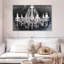 Lustre en cristal grunge sur toile-900466921