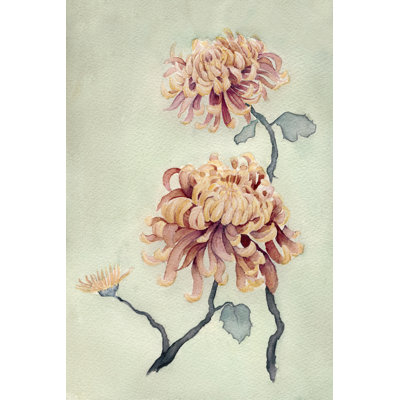 " Chrysanthemum Beauty I " by Natasha Chabot Painting Print