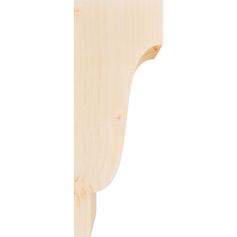 Newport Corbel, H 20 po x l 5,5 po x P 8 po, Sapin de Douglas, Lisse
