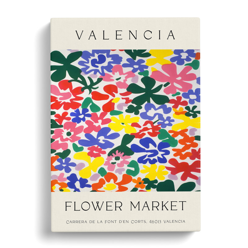 Valencia Flower Market Exhibition No. 3 - Wrapped Canvas, 91cm H x 60cm W