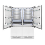 ZLINE 60" 32.2 cu. Ft. Panel Ready Built-In 4-Door French Door Refrigerator