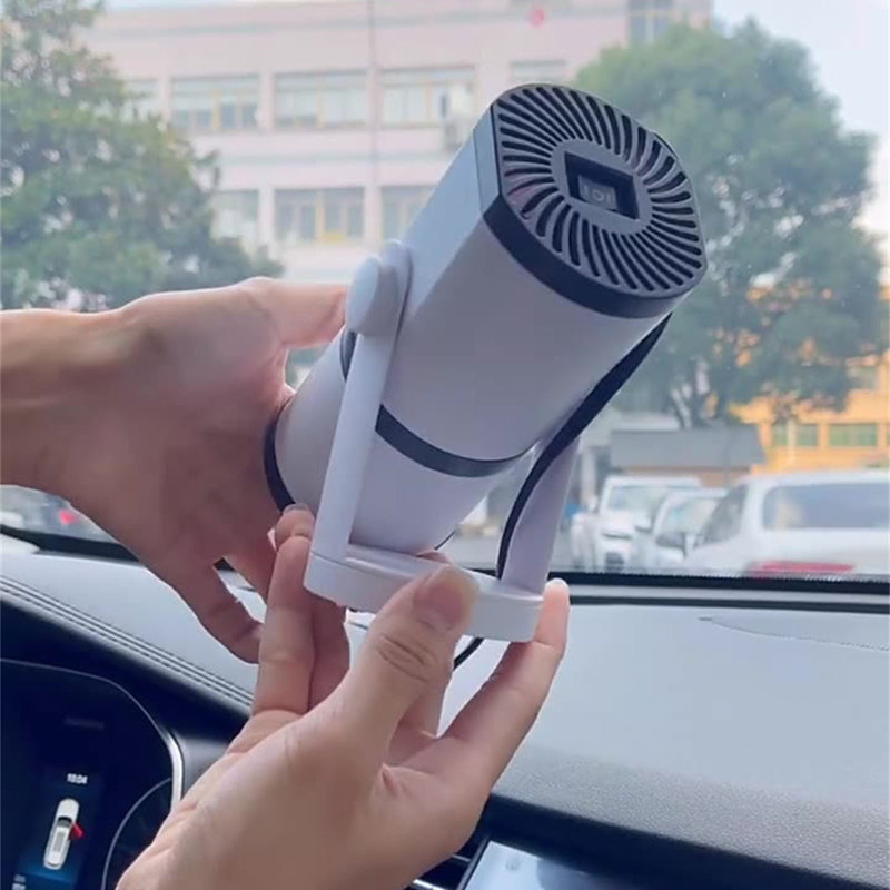 Vehicle Mounted Foldable 360 Degree Rotary Heater Defroster And Demister Purification