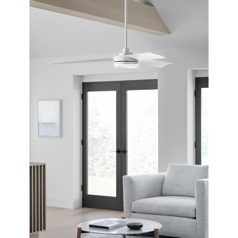 LED Ceiling Fan, Midnight Black