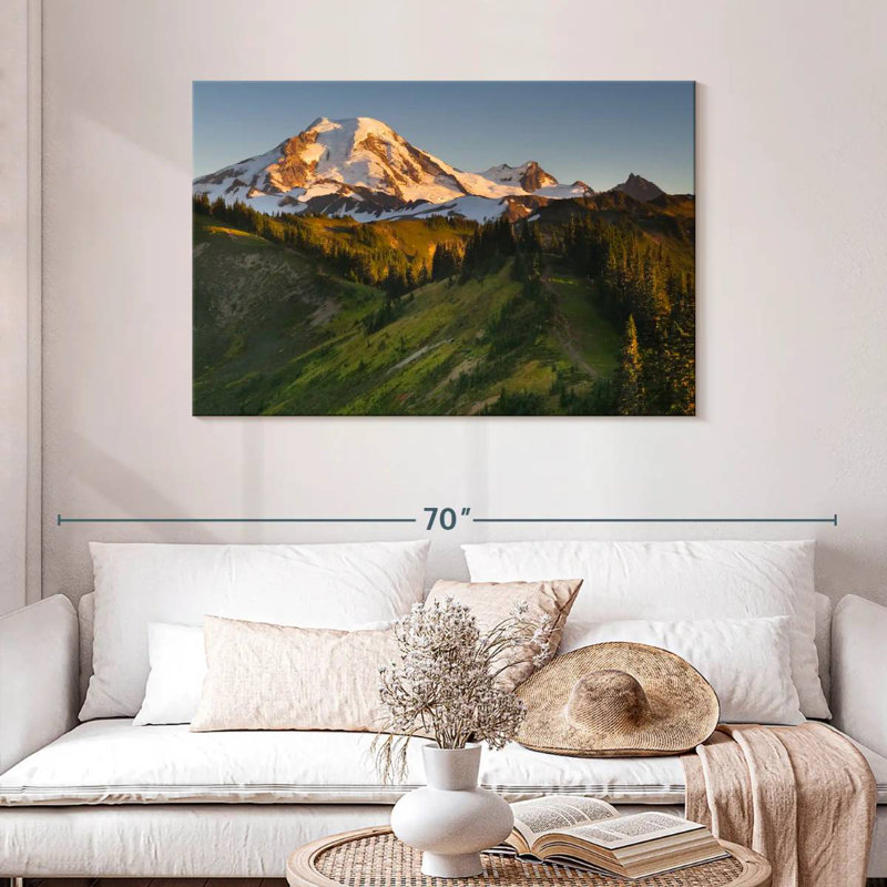 Alvord Sunrise Over Mt. Baker, H 30 po x l 45 po