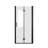 31-30"X 72" Bifold Shower Door, 1/4"(6Mm) Tempered Glass, Matte Black Aluminum Frame, Explosion Proof Film-119866321