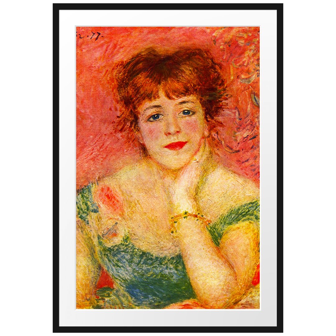 Kunstdruck PortrÃ¤t der Schauspielerin Jea von Pierre-Auguste Renoir