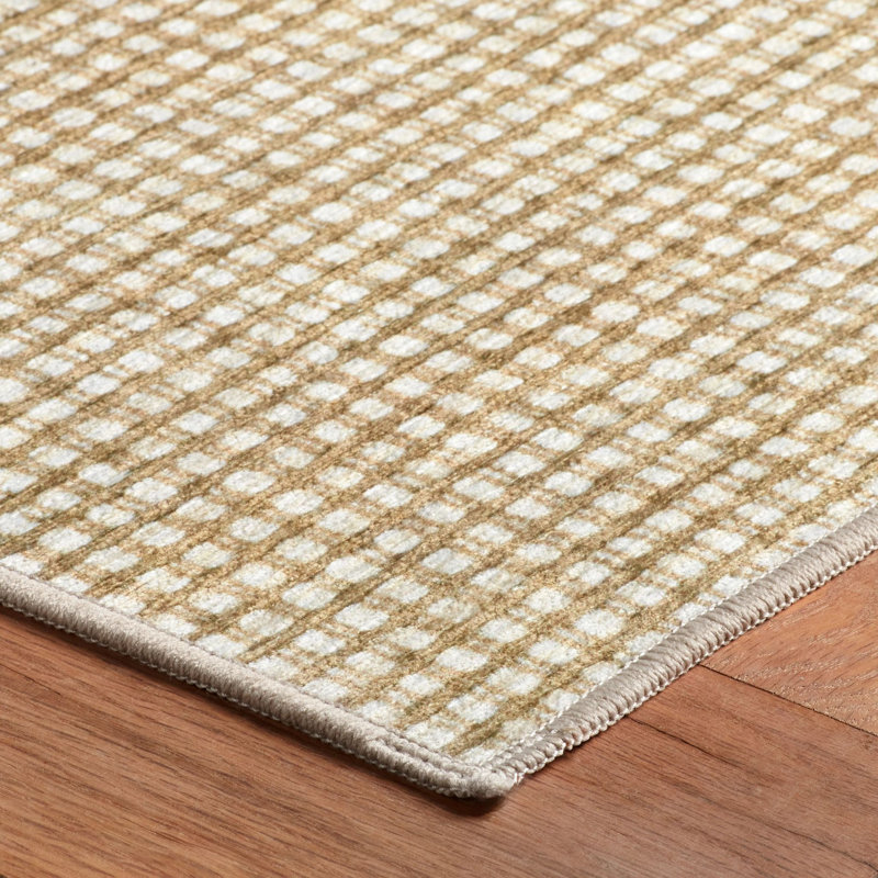 Hartley Natural Machine Washable Rug, Runner 2'6" x 8'