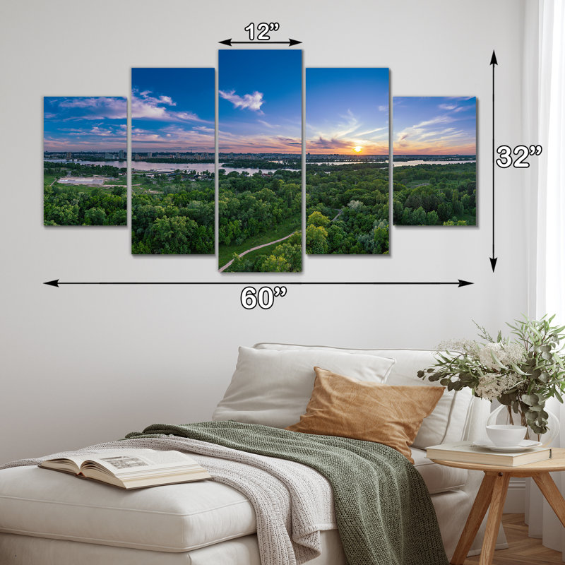 Impression sur toile - 5 panneaux