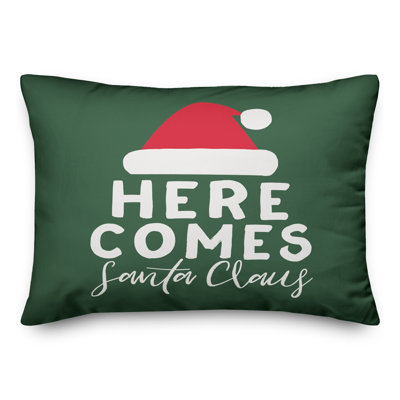  Coussin lombaire «Here Comes Santa»