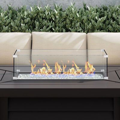 9.24 lb. Olney 27.95 in. x 11.61 in. Rectangle Glass Frame Guard
