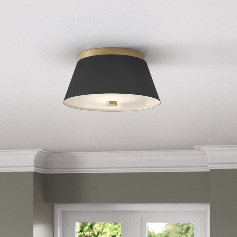 Wisteria Flush Mount, Black