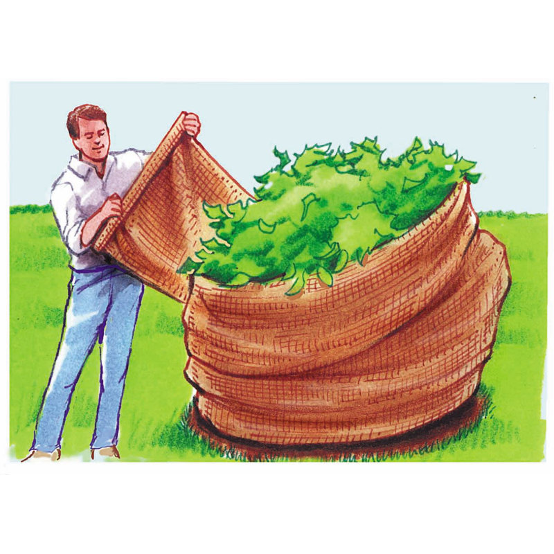 Doublure de paysage en toile de jute naturelle, tissu 100% jute biodégradable 3 pi x 24 pi, par Dalen Products