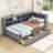 Wood DayBed with USB Charging Ports, Drawers and Storage Shelves-1650620959-1650620958