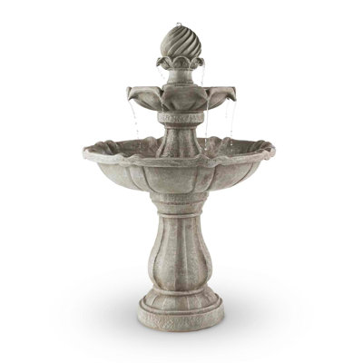 Outdoor Acrylic Weather Resistant Birdbath Fountain