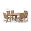 Outdoor 5 - Piece Teak Dining Set