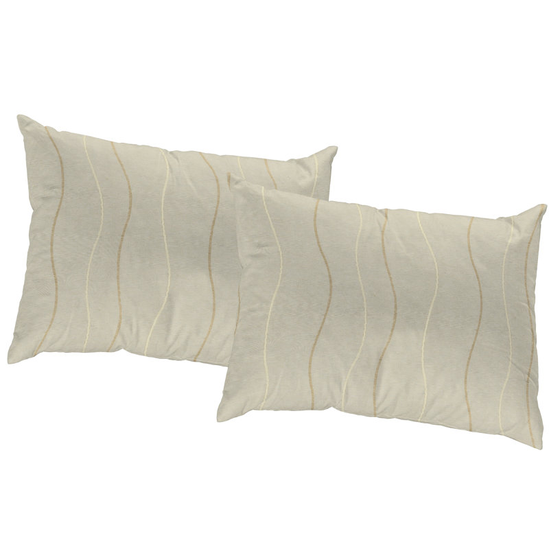 Atso Striped Cushion Cover, Square, 50 x 50cm, Beige