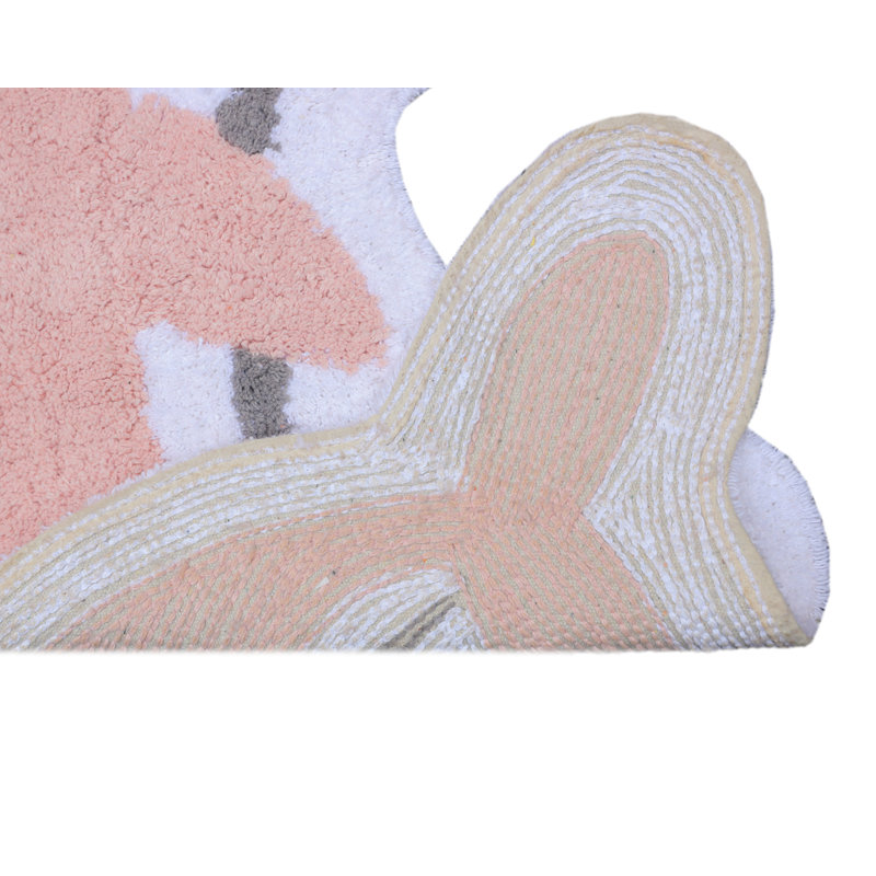 Tapis pour salle de bain Koret, Rose