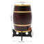 Baril de vin en bois de pin 15L / 3,96 gallons avec base et robinet, baril de vin de table rétro pour bar à domicile et réception-132063267