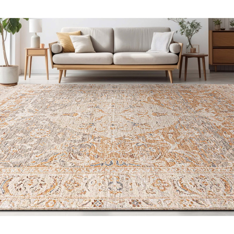 Hand Knotted Area Rug in Grey And Brown, Rectangle 9' x 12'