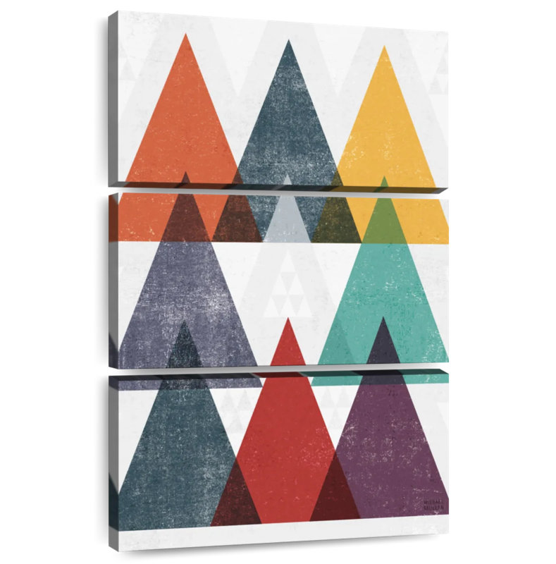 Mod Triangle Retro, 32" H x 20" W