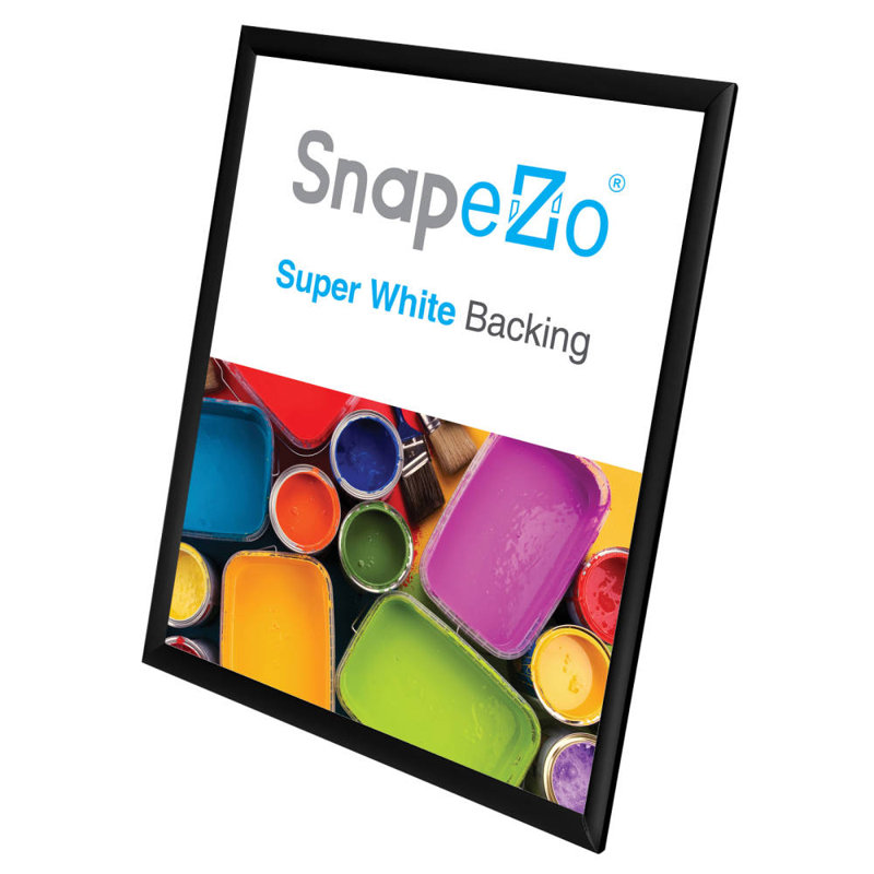 Cadre en aluminium Snapezo Snap Frame, 18 po x 24 po, Noir