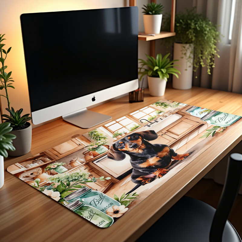 Polyester Desk Pad, 14.4x12.1