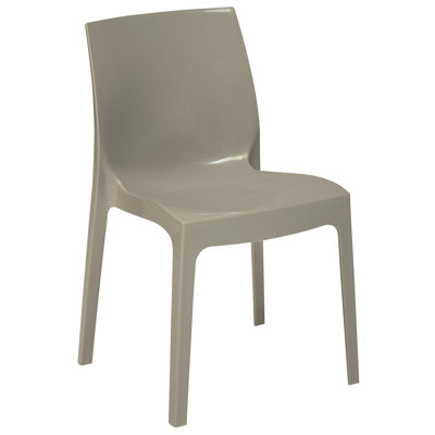 Ademide Premium All-Weather Wicker Outdoor Stacking Dining Side Chair