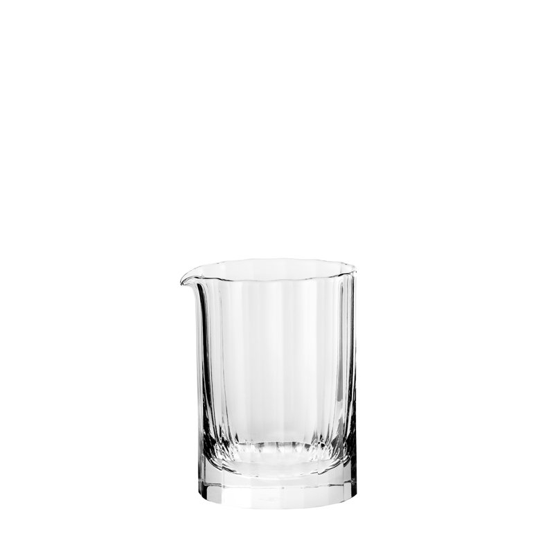 Fluted Crystal Glass Carafe