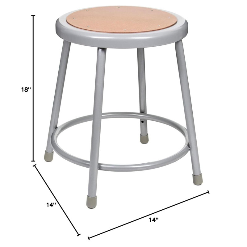 Ensemble de 2 tabourets en acier requis