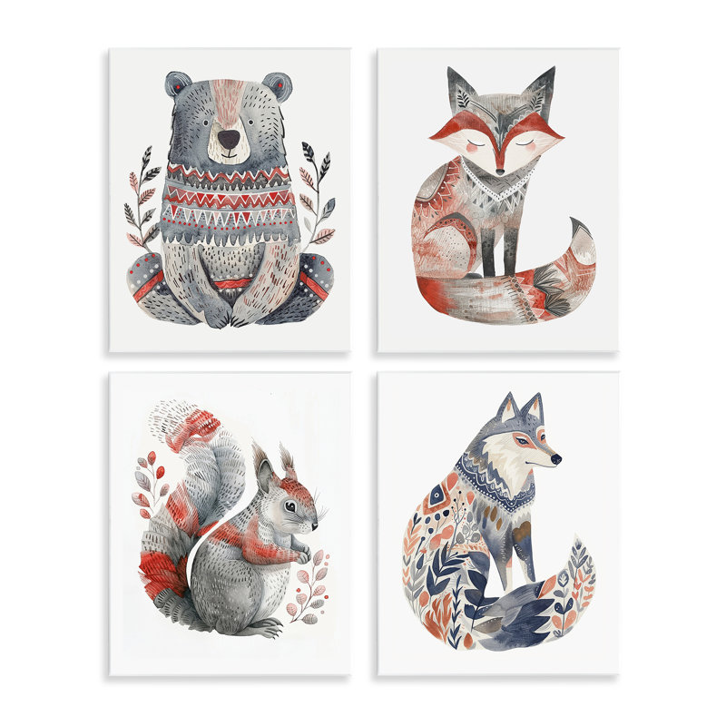  "Scandinavian Forest Animal", art mural par LSR Design Studio