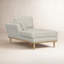 Chaise longue rembourrée Rudi