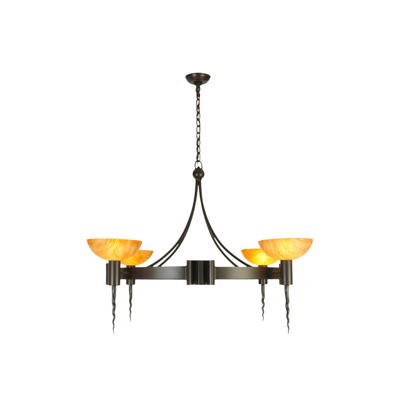 Winkel 4 - Light Glass Chandelier