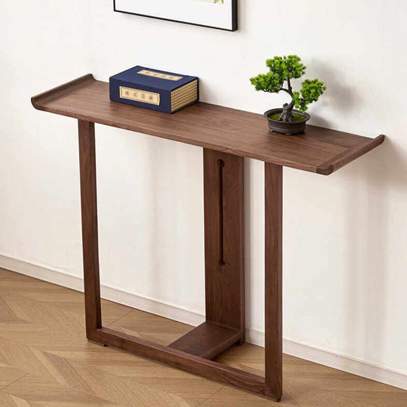Console simple de style chinois, H 30,7 po x l 47,2 po x P 11,8 po