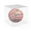 Vitrine de sport en acrylique 10 x 10 x 10 po, entièrement assemblée, excellente finition, colonne montante amovible, basketball