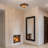 Lorentz Glass Semi Flush Mount