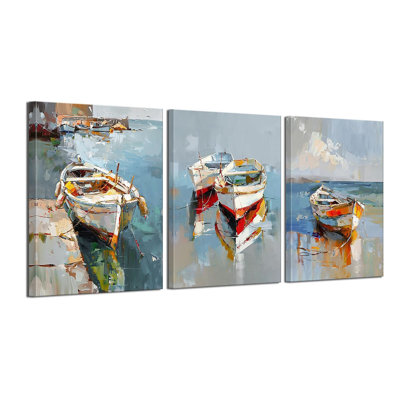 3 Piece Wrapped Canvas Wall Art