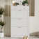 Shoe Cabinet with 3 Flip-out Drawers And Diamond Handles