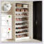 Armoire à chaussures réglable à 9 niveaux, rangement en bois robuste pour l'entrée, le couloir, le salon, le vestiaire, maximise l'espace et l'organisation