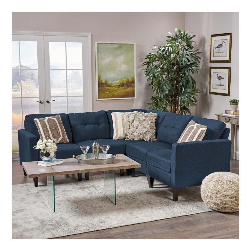 Mirod 5 - Piece Upholstered Sectional Sofa