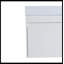 Meuble-lavabo mural 18 po avec lavabo en résine blanche et porte d'armoire à fermeture en douceur 18 po-1865138296