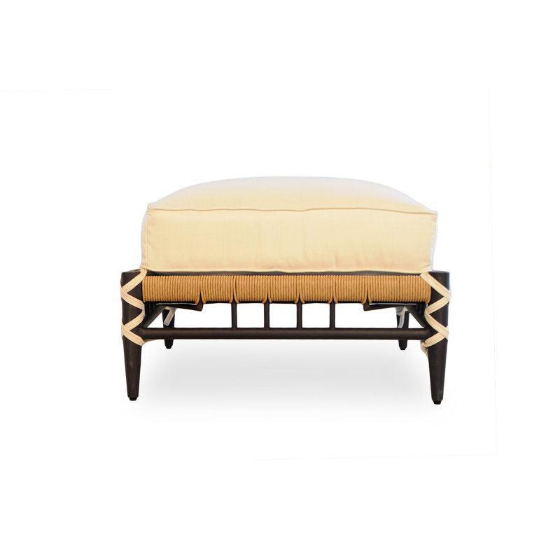 Low Country Outdoor Ottoman, Serena Floral Mist
