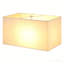 Abat-jour rectangulaire en lin pour lampes de table P 7 po x H 8 po x l 13 po
