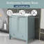 Base de meuble-lavabo simple 29,5 po seulement en vert