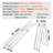 VEVOR Aluminum Foldable 89'' L Threshold Ramp