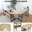 Doireann L-Shaped Metal Base Drafting Table-815025421