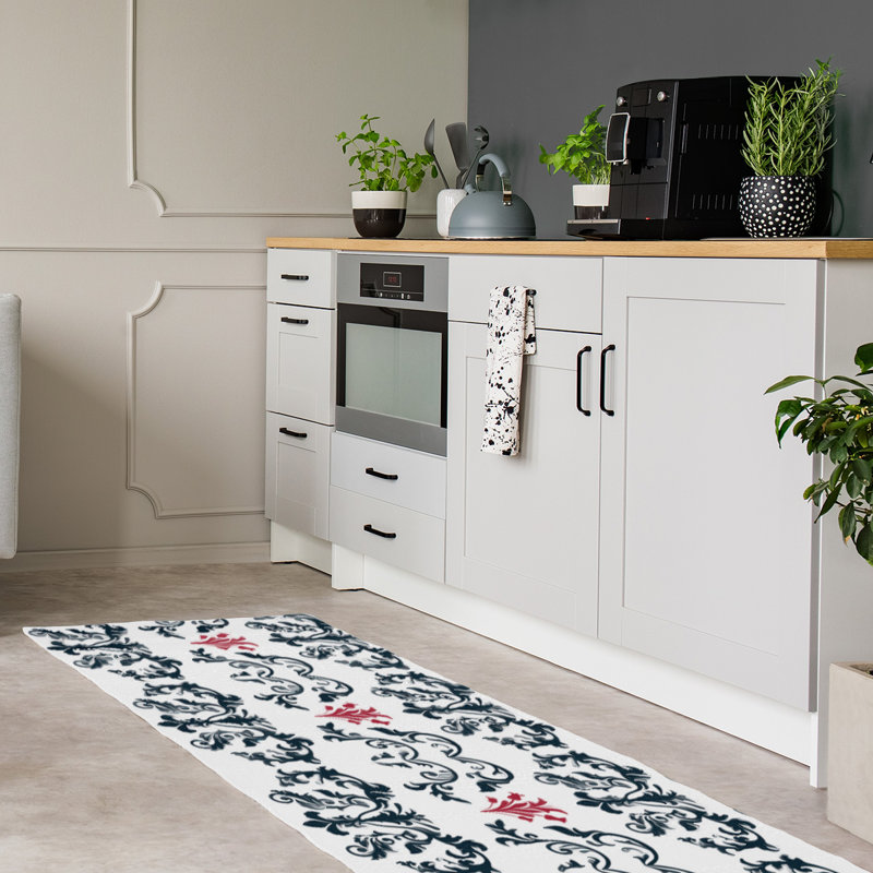 Tapis de couloir blanc