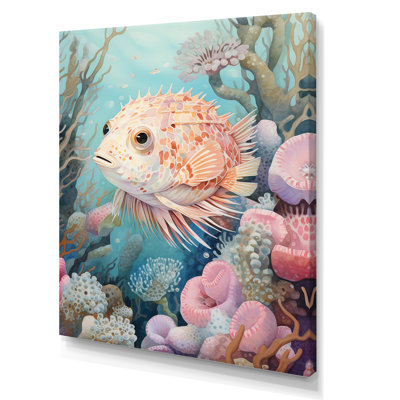 " Pufferfish Guardian Of The Coral "