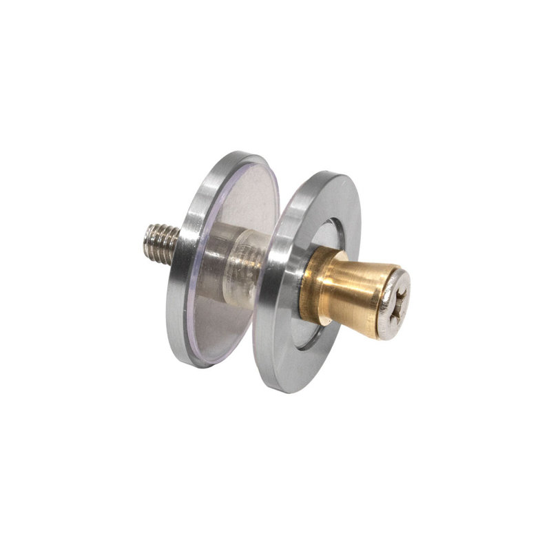 FHC RWS12CH Replacement Washer Stud Set For Shower Handles And Towel Bars, Brass, M6-1.0 Threading, 3/4" Diameter Pulls, Polished Chrome Finish