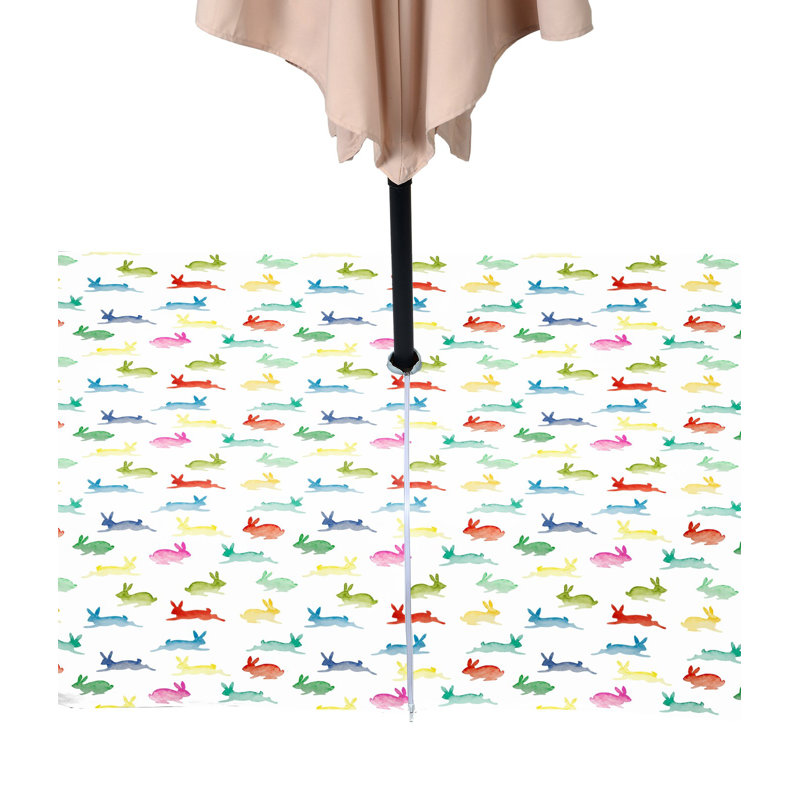 Sisco Geometric Easter Tablecloth, 104" x 60"
