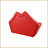 Kiss 62" Modern Vegan Leather Upholstered Hardwood Loveseat in Red-90539883
